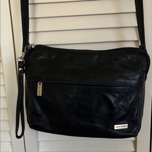 Vintage Wilsons Leathers Pelle Studio Black Bag Soft Crossbody